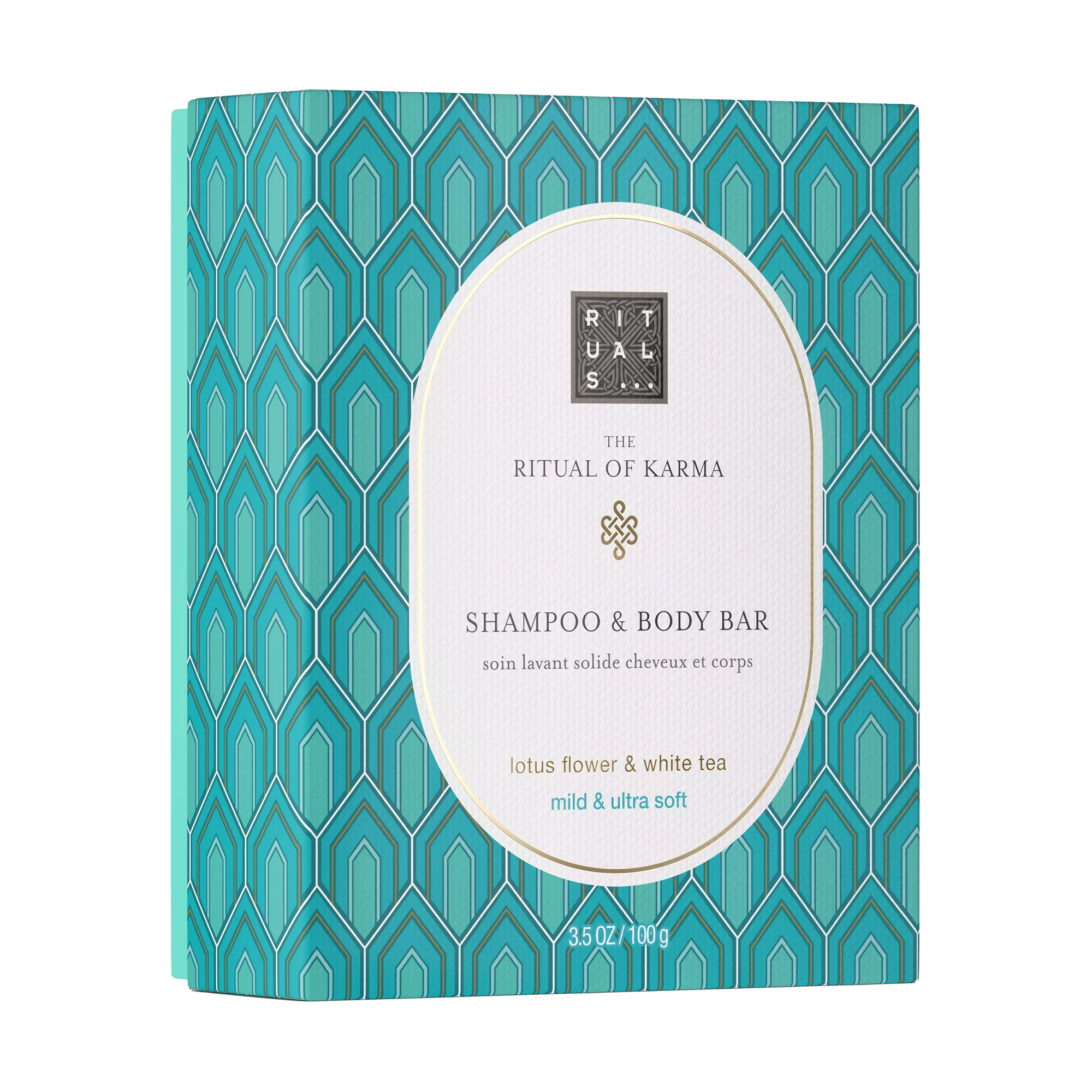 Твердий шампунь-мило для волосся та тіла Rituals The Ritual Of Karma Shampoo &amp; Body Bar, 100 г
